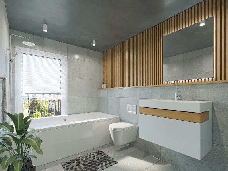 Colonne de douche thermostatique effet pluie